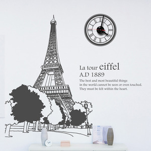 jkc119-에펠탑_그래픽시계